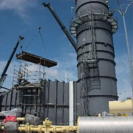 Horizontal Gas Turbine Exhaust Silencer Step 10 Horizontal Gas Turbine Exhaust Silencer Step 10